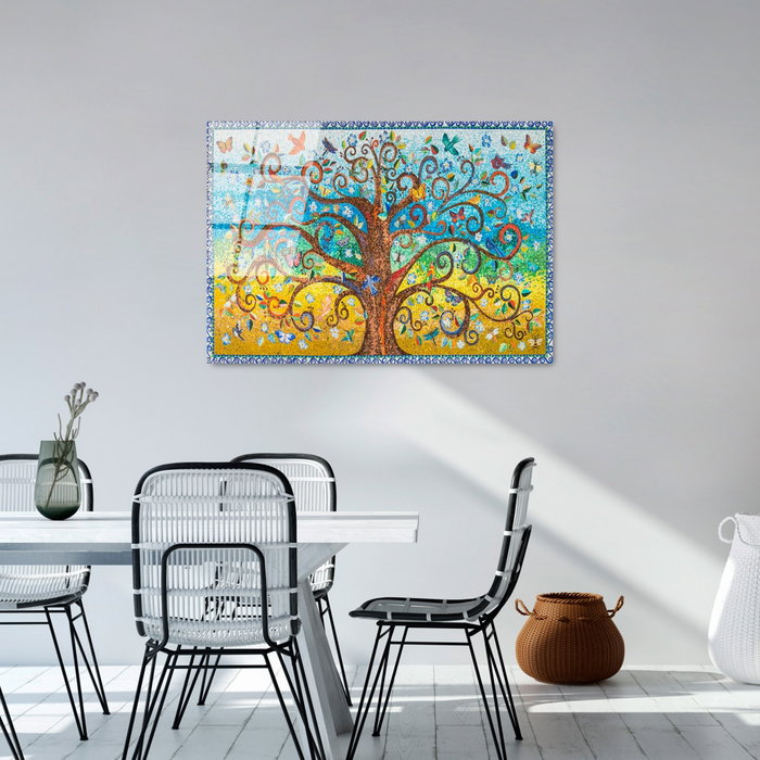 Wallity Cuadro Árbol de la Vida de Gustav Klimt 70 x 100 cm